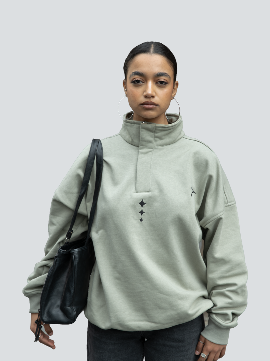 Najm half zipper For Her