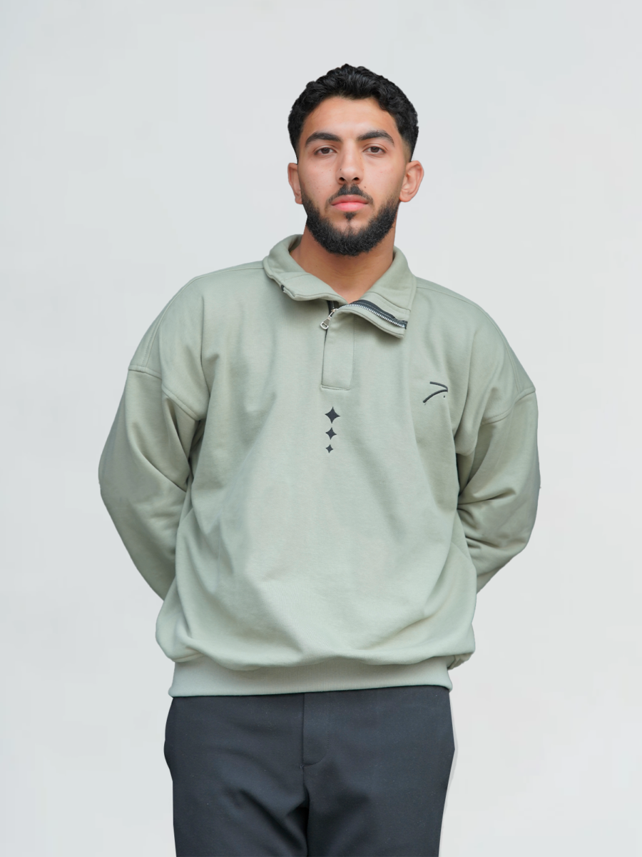 Najm half zipper For Him